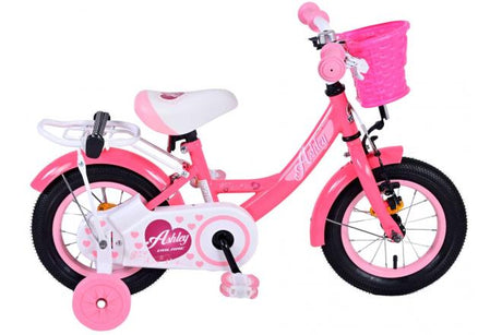 Volare Ashley 12-Zoll-Kinderfahrrad, dunkelrosa