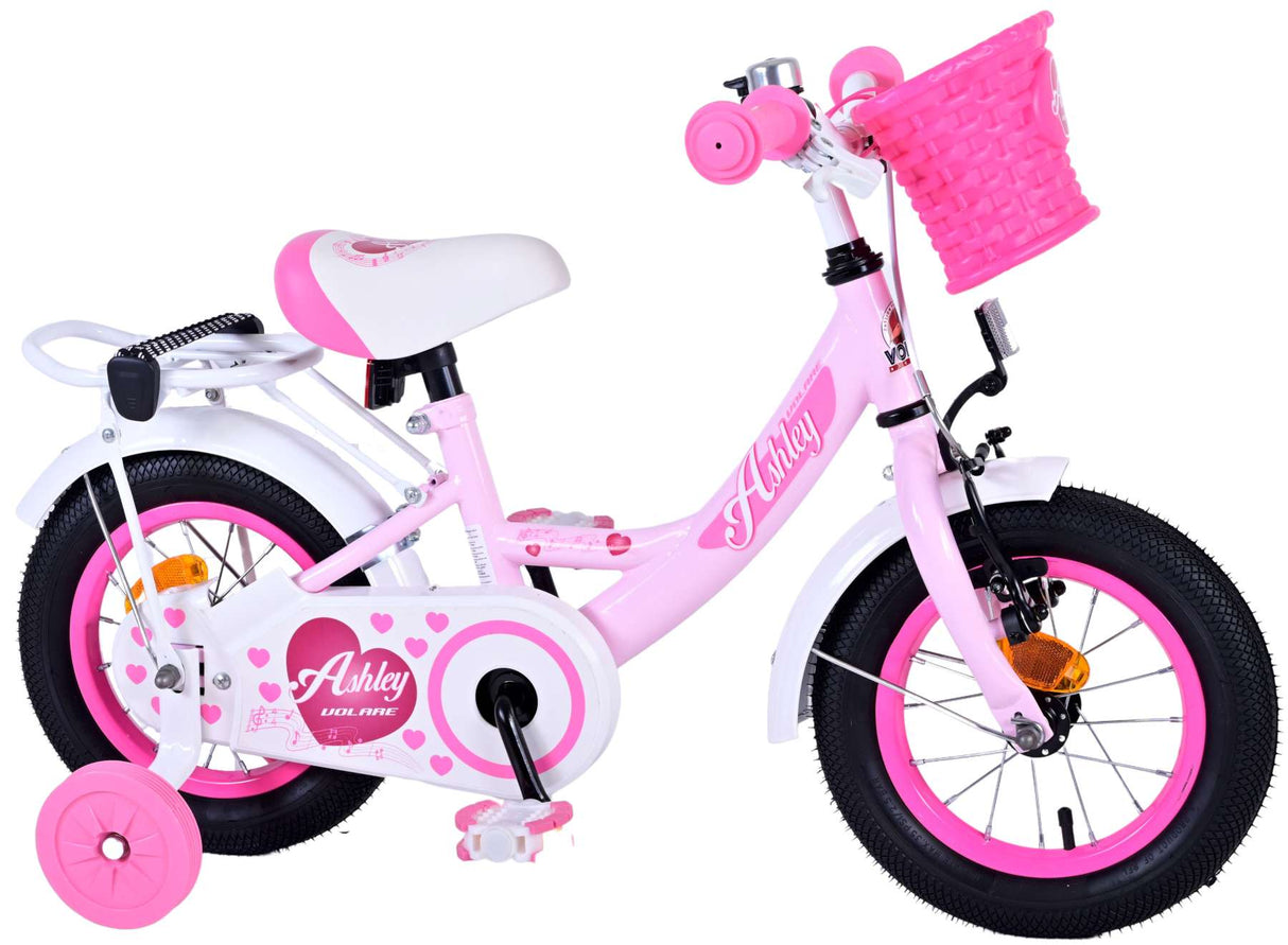 Volare Ashley Kinderfahrrad - Mädchen - 12 Zoll - Rosa