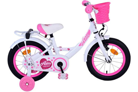 Volare Ashley 14-Zoll-Kinderfahrrad mit Handbremse und Rücktrittbremse