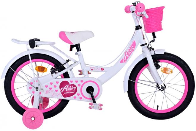 Volare Ashley 16-Zoll-Kinderfahrrad mit Handbremsen und SeitenrÃ¤dern