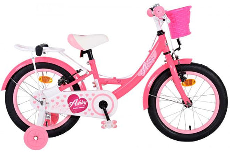 Volare Ashley 16-Zoll-Kinderfahrrad, dunkelrosa