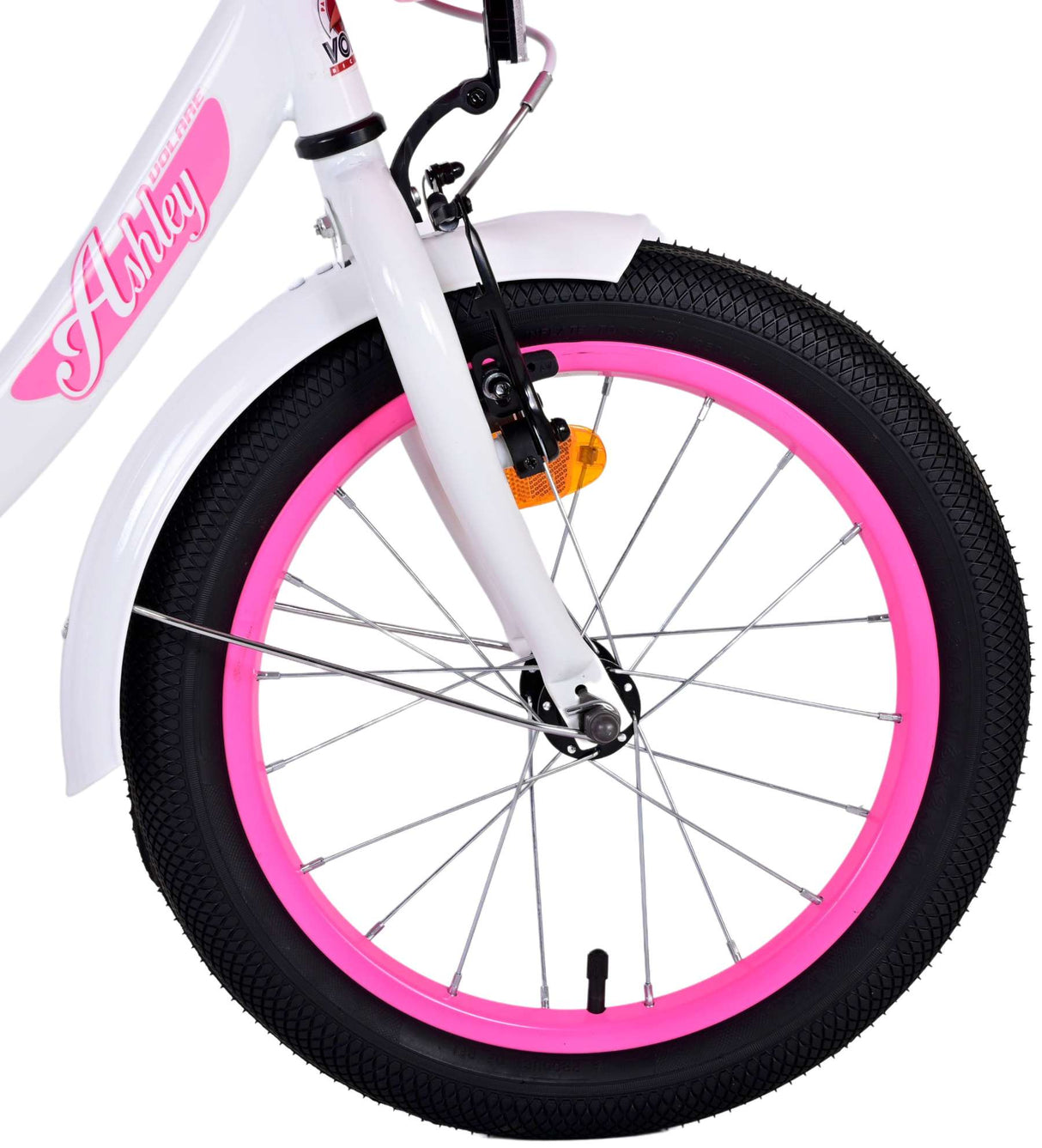 Volare Ashley Kinderfahrrad - Mädchen - 16 Zoll - Weiß