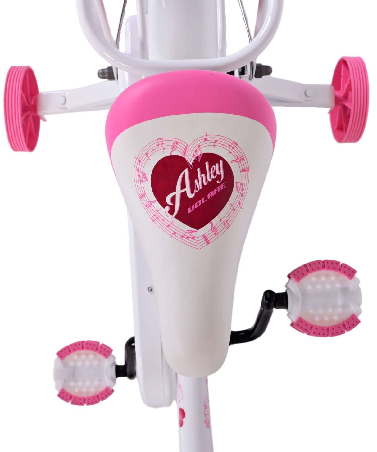 Volare Ashley Kinderfahrrad - Mädchen - 16 Zoll - Weiß