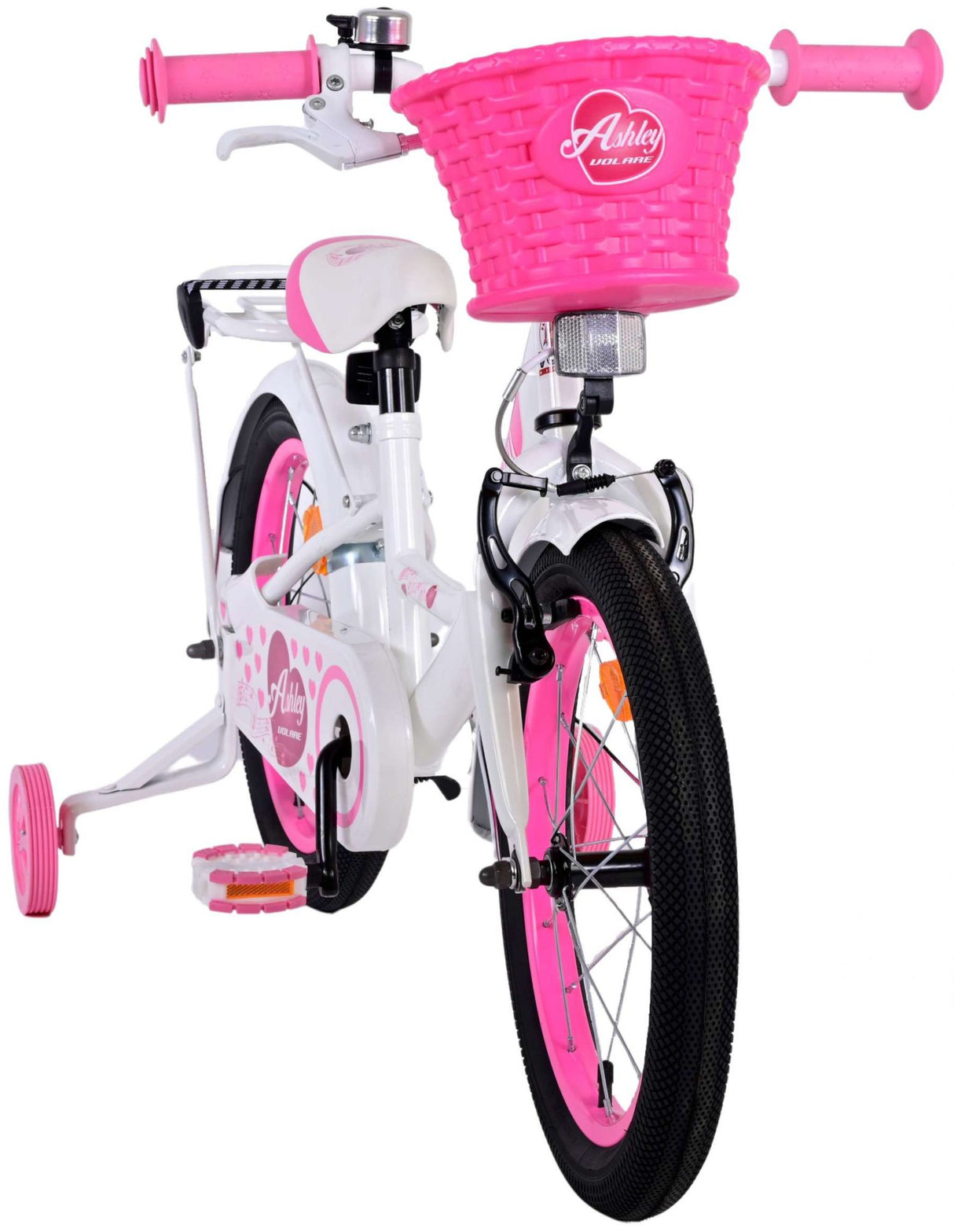 Volare Ashley Kinderfahrrad - Mädchen - 16 Zoll - Weiß