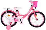 Volare Ashley 18-Zoll-Kinderfahrrad, dunkelrosa