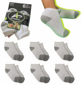 Profilbild der Athletech 6 Paar Low-Cut-Sportsocken fÃ¼r Kinder 3-5 Jahre bis Gr. 34 grau