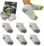 Profilbild der Athletech 6 Paar Low-Cut-Sportsocken fÃ¼r Kinder 3-5 Jahre bis Gr. 34 grau