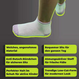 Athletech 6 Paar Low-Cut-Sportsocken für Kinder 3-5 Jahre bis Gr. 34 Pastellfarben
