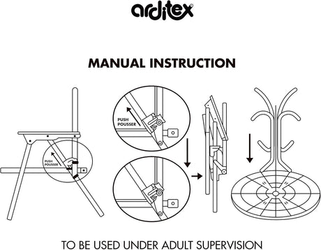 Aufbauanleitung des Arditex Tischsets