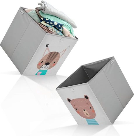 Fenchis Aufbewahrungsboxen mit beiden Motiven und befüllt