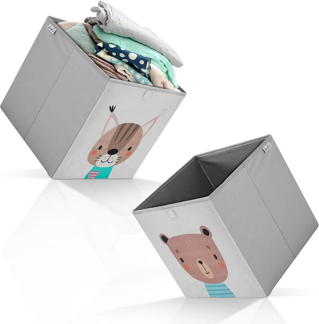 Fenchis Aufbewahrungsboxen mit beiden Motiven und befüllt