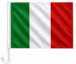 Autoflagge Italien 30x40 cm mit Halterung