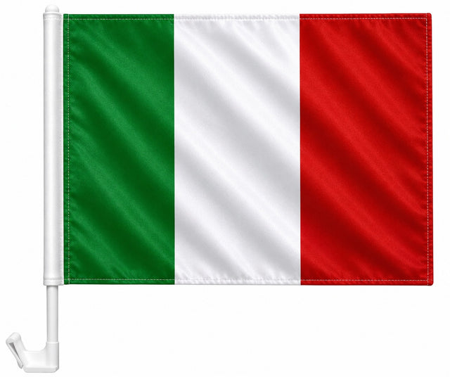 Autoflagge Italien 30x40 cm mit Halterung