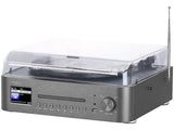 auvisio Musikanlage MHX-630 Plattenspieler/Digitalisierer, CD, DAB+/FM/ Internetradio und AUX