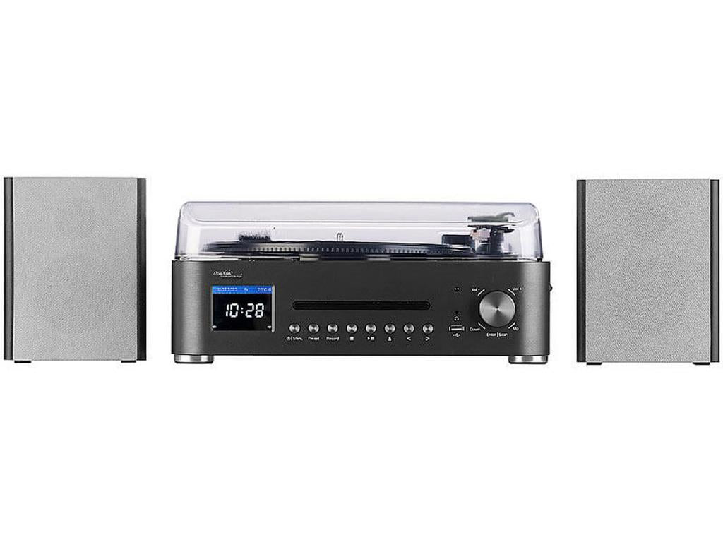 auvisio Musikanlage MHX-630 Plattenspieler/Digitalisierer, CD, DAB+/FM/ Internetradio und AUX