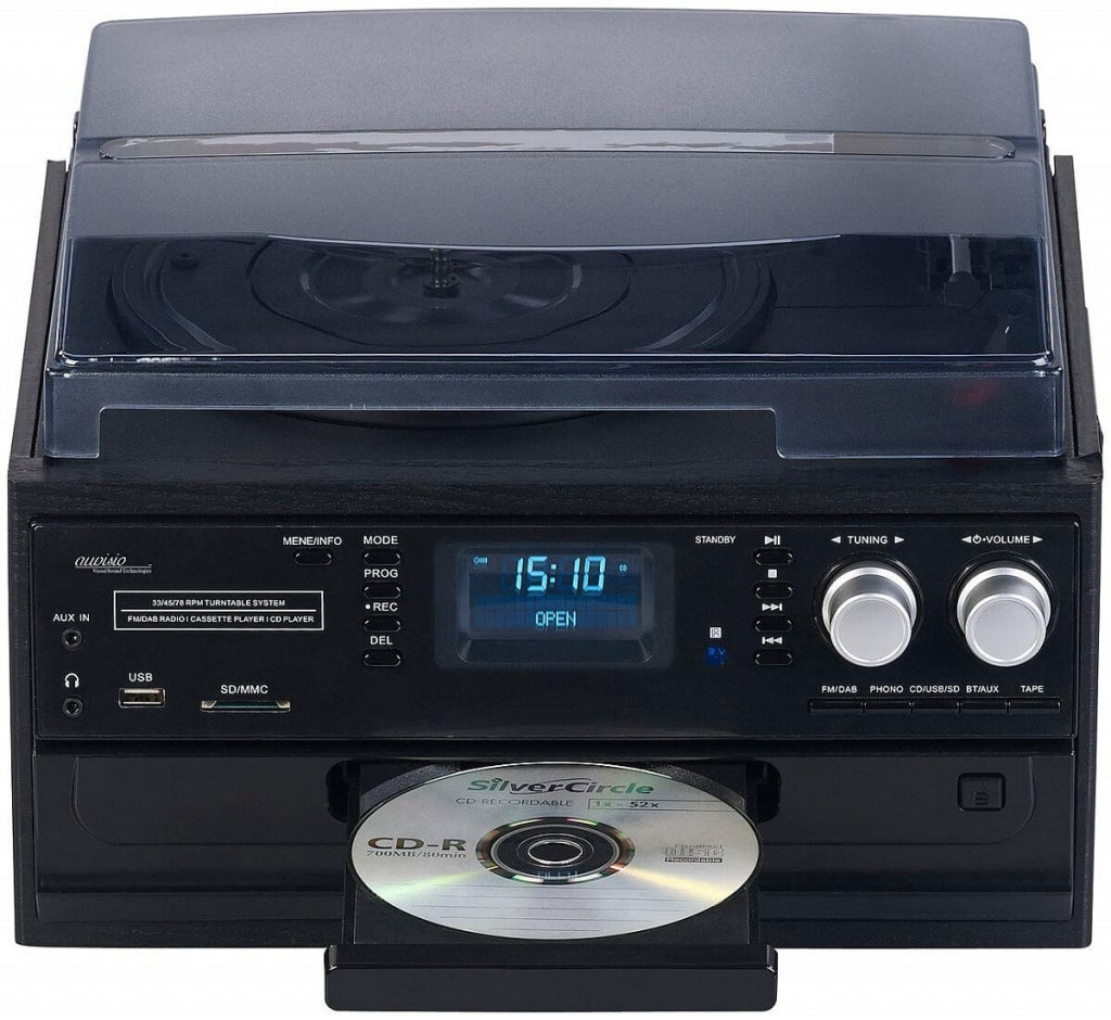 Auvisio Hifi-Anlage MHX-640 mit offenem CD-Fach