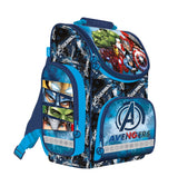 Schulranzen Avengers – Vorderseite – Vorderseite des Avengers Schulranzens, Design und Farben gut erkennbar.