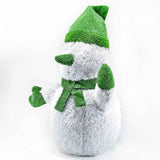 AniPlants Grasfigur Schneemann 100 cm Profilansicht