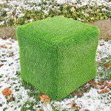 AniPlants, Grasfigur, "Möbel", Würfel-Hocker, gross, Gartendeko, 50cm