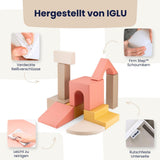 IGLU SET 21 Creativity - verschiedene Farben- Schaumstoff-Bausteine / Spielbausteine für Kinder zw. 1-5 Jahre