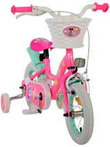 Volare Barbie Kinderfahrrad für Mädchen - 12 Zoll in Rosa mit Sicherheitsmerkmalen