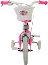 Volare Barbie Kinderfahrrad für Mädchen - 12 Zoll in Rosa mit Sicherheitsmerkmalen