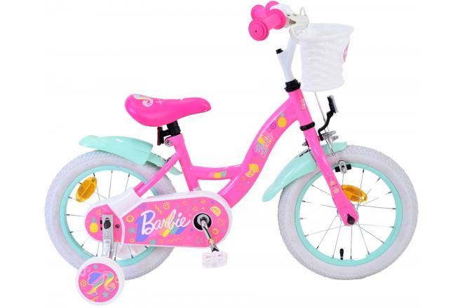 Barbie Kinderfahrrad - Mädchen - 14 Zoll - Pink