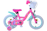 Volare Barbie Kinderfahrrad für Mädchen - 14 Zoll in Rosa mit Handbremsen