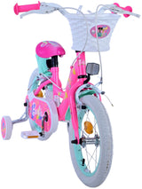 Volare Barbie Kinderfahrrad für Mädchen - 14 Zoll in Rosa mit Handbremsen