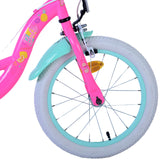 Volare Barbie Kinderfahrrad für Mädchen - 16 Zoll in Rosa mit zwei Handbremsen