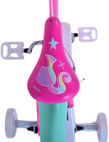 Volare Barbie Kinderfahrrad für Mädchen - 16 Zoll in Rosa mit zwei Handbremsen