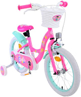 Volare Barbie Kinderfahrrad für Mädchen - 16 Zoll in Rosa für Kinder von 4 bis 6 Jahren