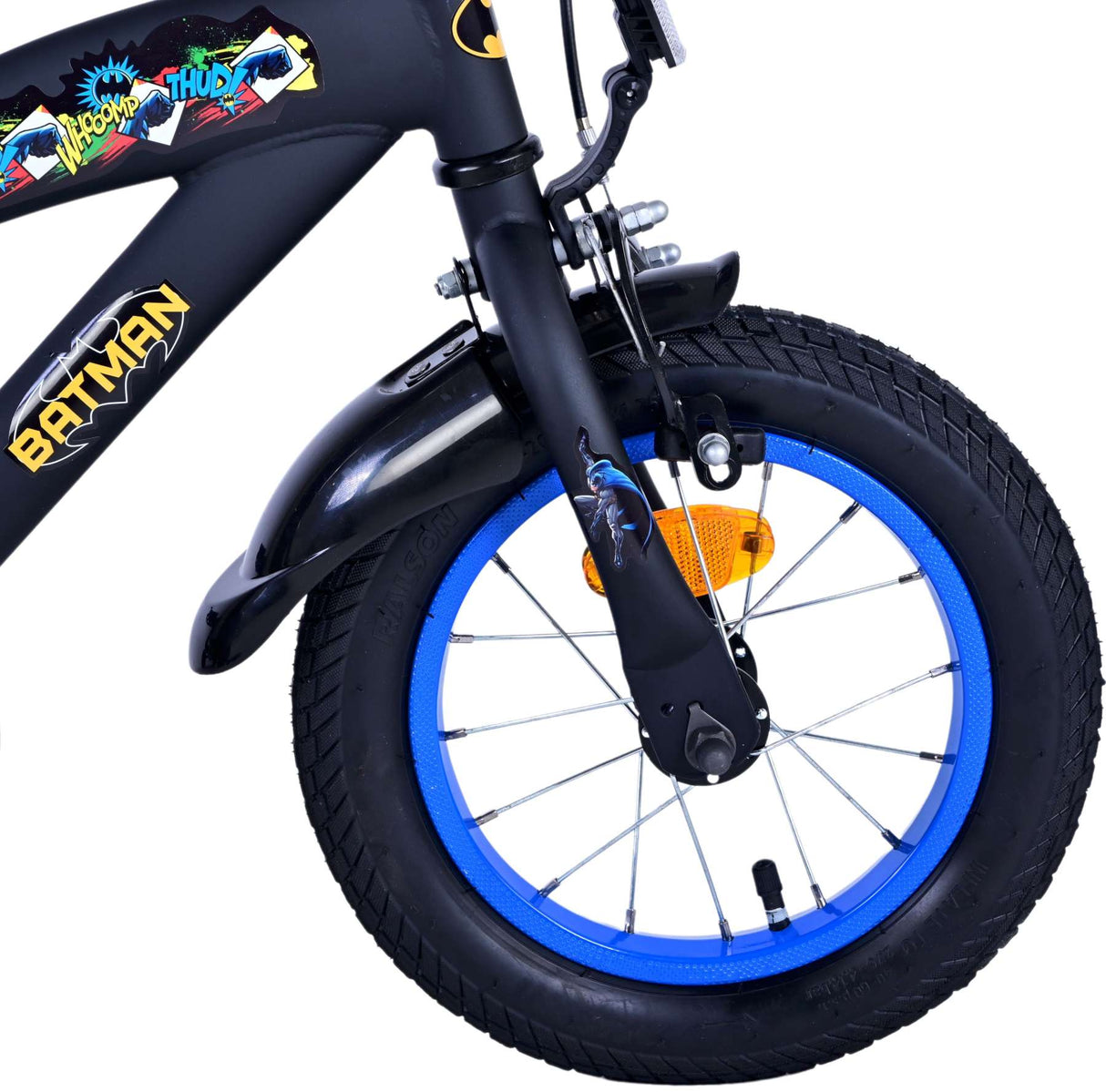 Batman 12-Zoll-Kinderfahrrad in Schwarz - Sicherheit, Komfort und Spaß in einem!