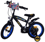 Volare Batman 14-Zoll-Kinderfahrrad schwarz - Sicherheit, Komfort und Spaß für jedes Kind!
