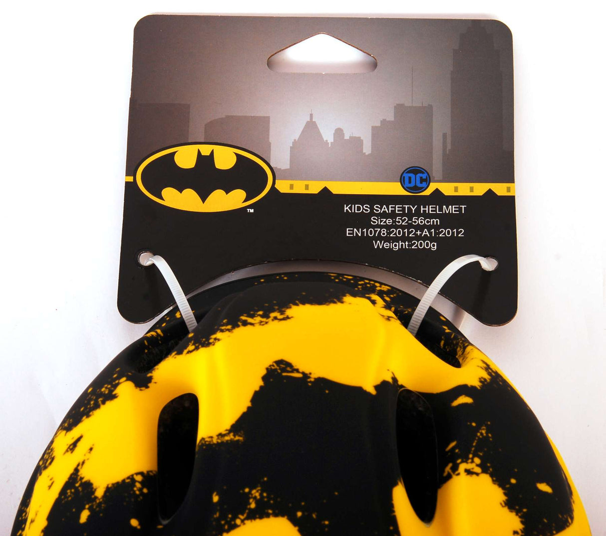 Perfekter Batman-Fahrradhelm für Kinder - Verstellbar, leicht und sicher - TÜV/GS geprüft!