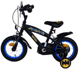 B-WARE - Volare Batman 12-Zoll-Kinderfahrrad schwarz - Sicherheit, Komfort und Spaß für jedes Kind!