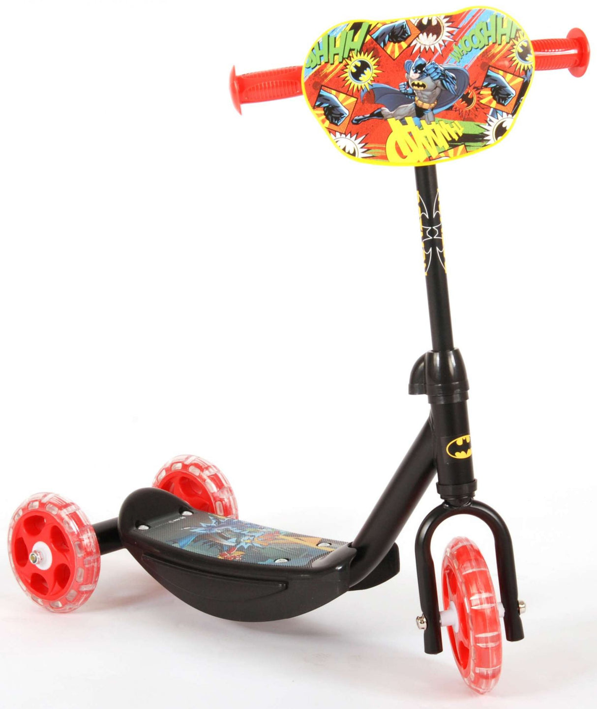 Batman-Roller für kleine Helden in Schwarz - Lernen Sie das Gleichgewicht spielend leicht!