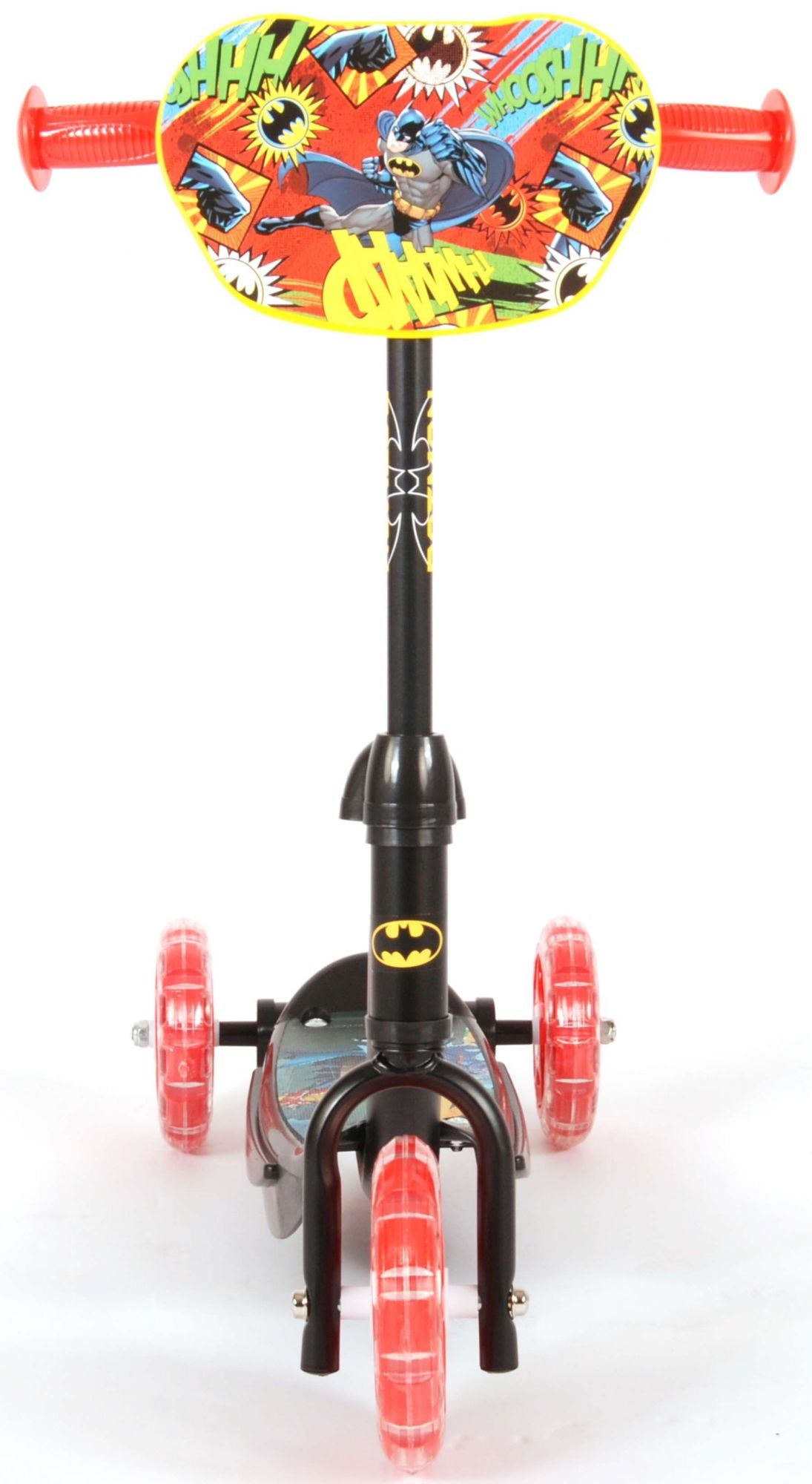 Batman-Roller für kleine Helden in Schwarz - Lernen Sie das Gleichgewicht spielend leicht!
