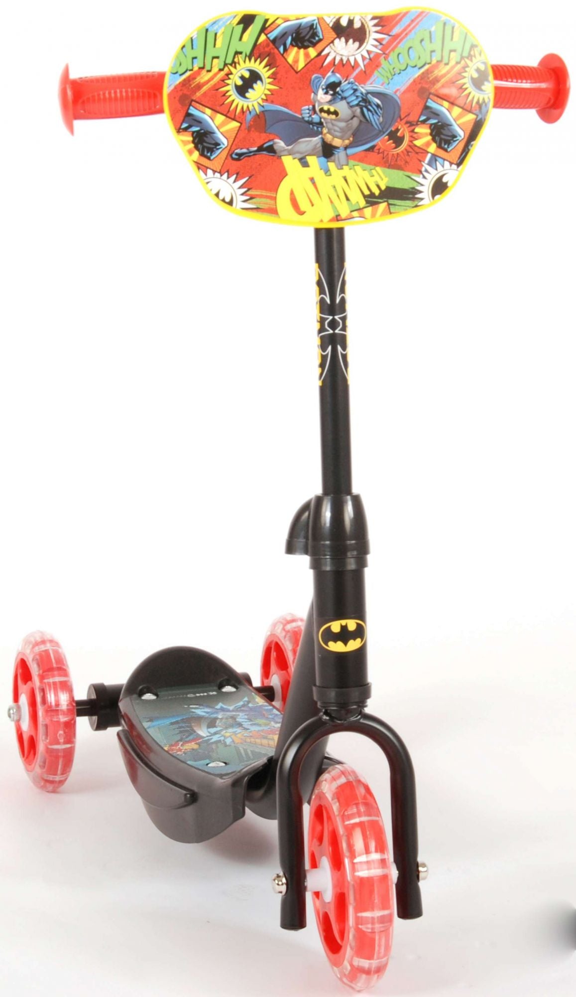 Batman-Roller für kleine Helden in Schwarz - Lernen Sie das Gleichgewicht spielend leicht!