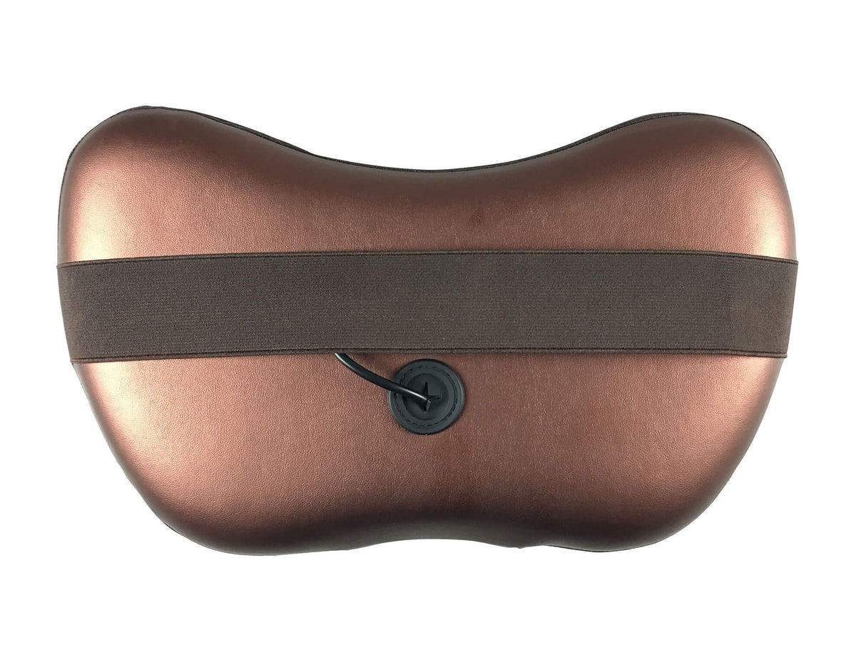 Beper 40.501 Massage-Kissen für Nacken, Rücken & Beine – Heim- & Auto-Massagegerät mit 4 Massageknoten und Wärmefunktion
