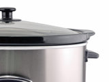 Beper BC.510 Slow Cooker, Crock-Pot, 280 W, 4,5 Liter, Glaskeramik, Schongarer