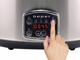Beper BC.510 Slow Cooker, Crock-Pot, 280 W, 4,5 Liter, Glaskeramik, Schongarer