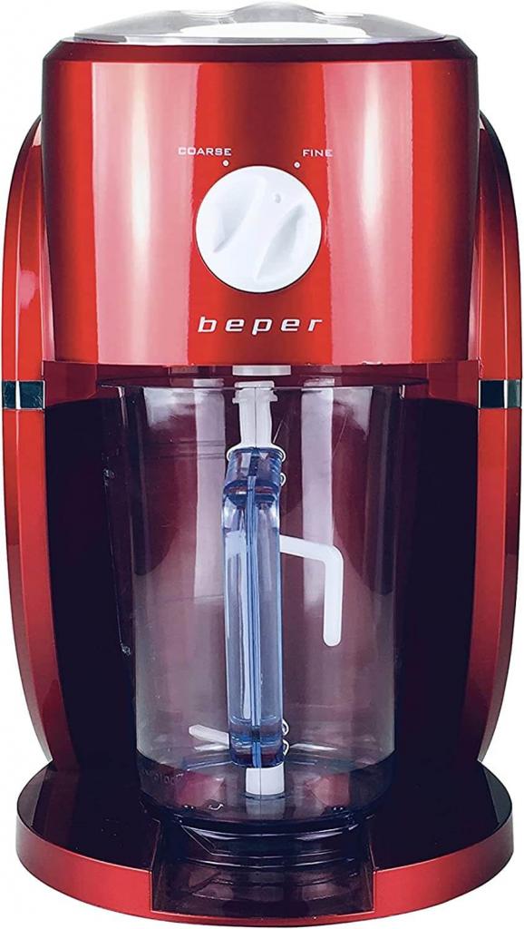 BEPER BG.200Y 2in1 Ice Crusher elektrischer Crushed Ice Maker mit 2 Schnittarten grob & fein