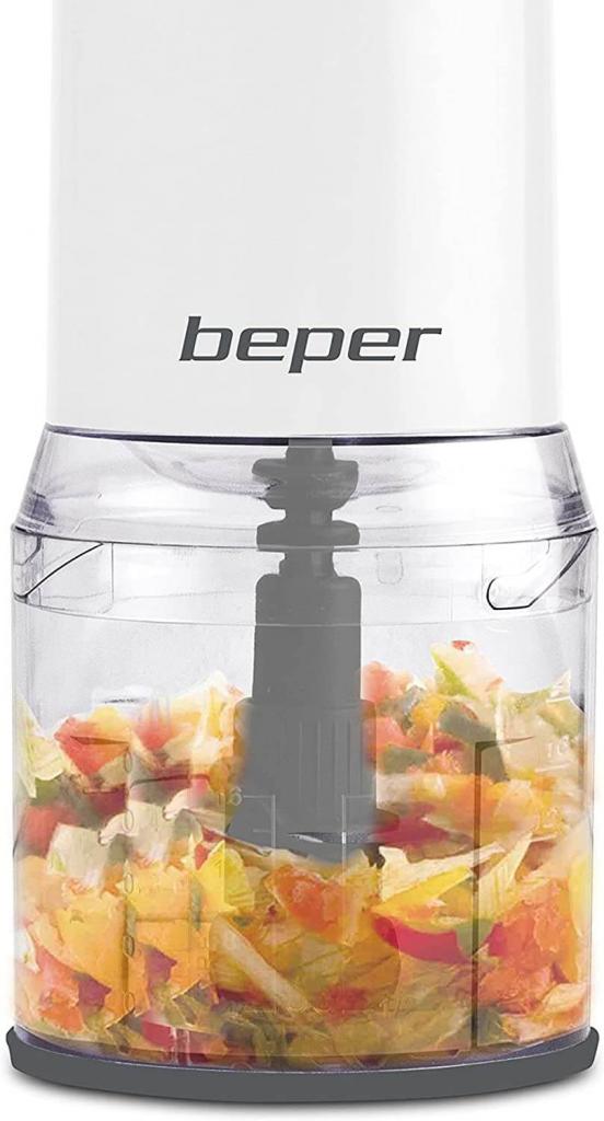 Beper BP.552 Universal-Zerkleinerer mit doppelter Klinge für gleichmäßiges Mahlen und Zerkleinern
