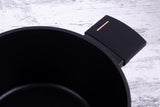 Berlinger Haus BH/7086 Monaco Collection Kasserolle in Schwarz mit Deckel Topf Durchmesser 20 cm
