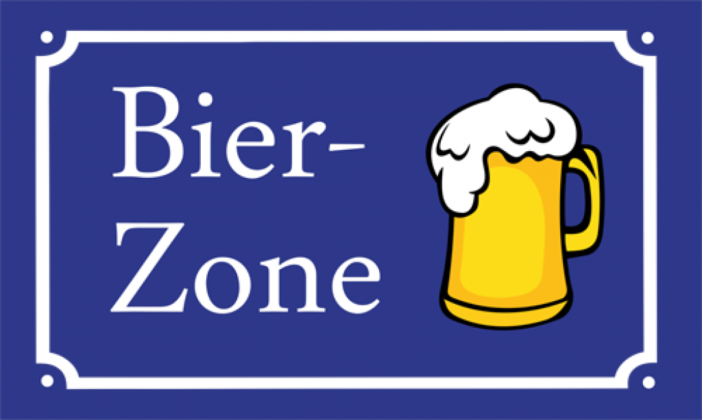 Flagge BIERZONE 90 x 150 cm