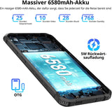 Blackview BV5300 pro Black Rugged Smartphone, Outdoorhandy mit 7 GB RAM und 64 GB Speicher