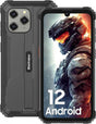 Blackview BV5300 pro schwarz Vorder- und Rückseite mit Android 12