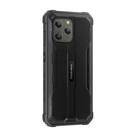 Blackview BV5300 pro schwarz Outdoor Smartphone RÃ¼ckseite rechtes Profil