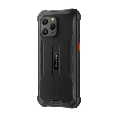 Blackview BV5300 pro schwarz Outdoor Smartphone RÃ¼ckseite linkes Profil